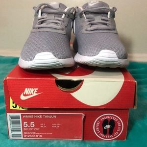 Women’s Nike Tanjun - Size 5.5 Grey with White